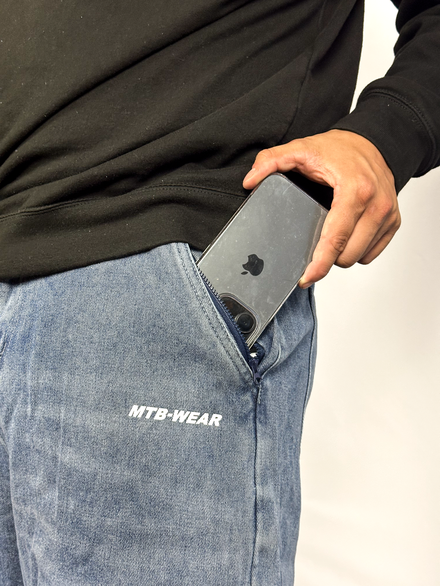 MTB Zipper Baggy - Jeans Blue