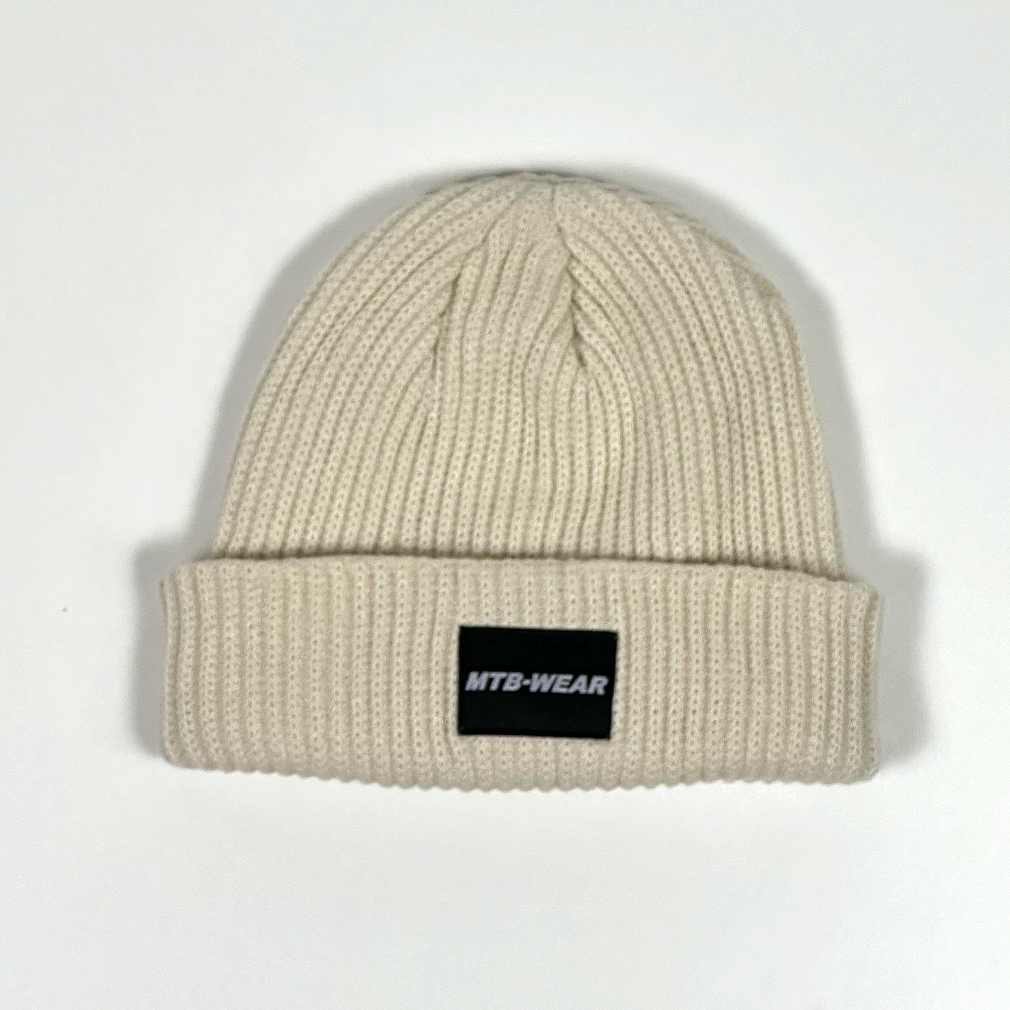 BEANIE Logo Beige
