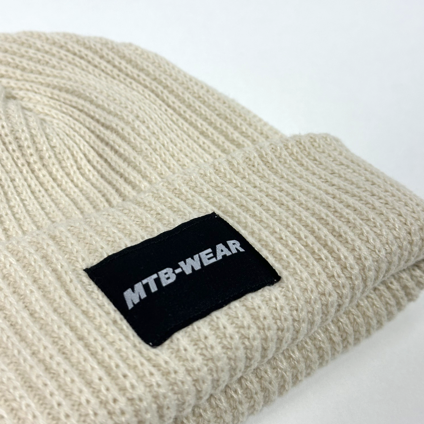 BEANIE Logo Beige