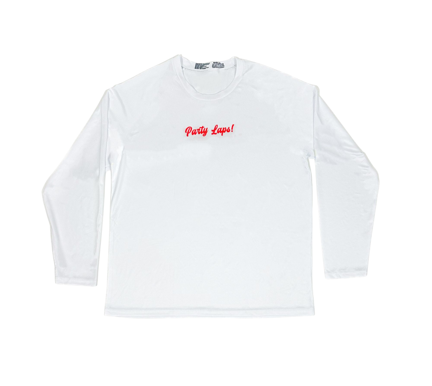 PARTY LAPS WHITE - Langarm-Jersey