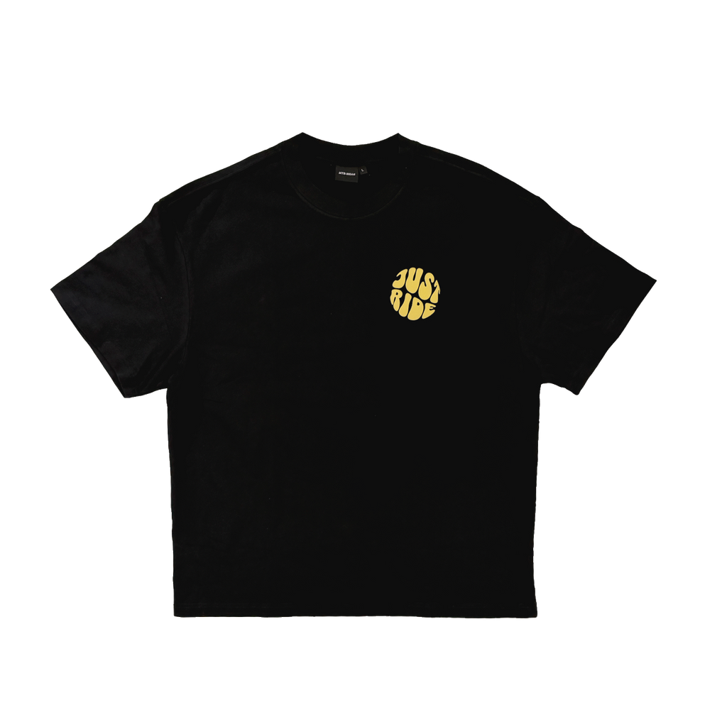 NEW - JUST RIDE BLACK - Oversized Shirt