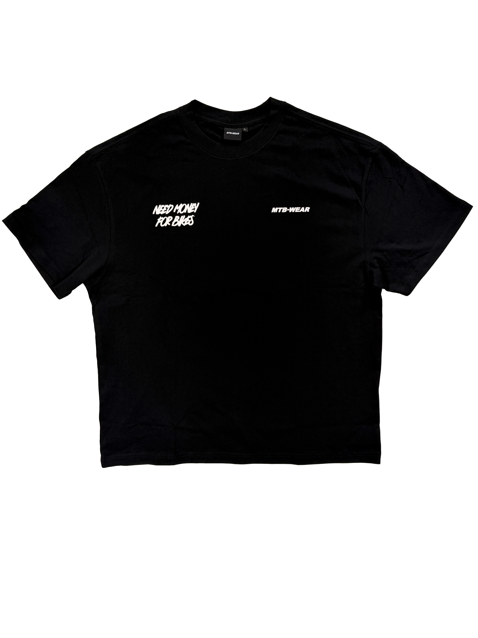 NEW - NEED MONEY BLACK - Oversized Shirt