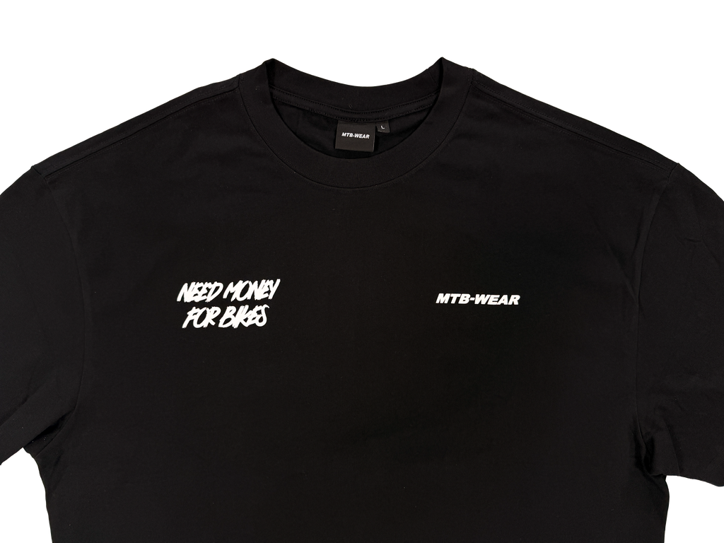 NEW - NEED MONEY BLACK - Oversized Shirt