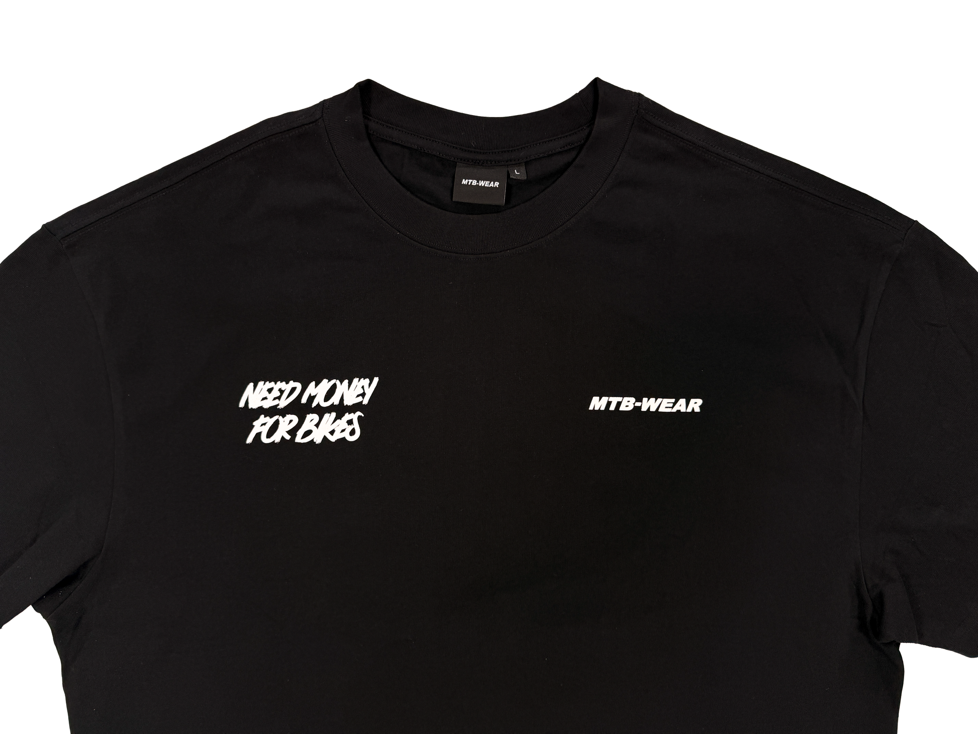 NEW - NEED MONEY BLACK - Oversized Shirt