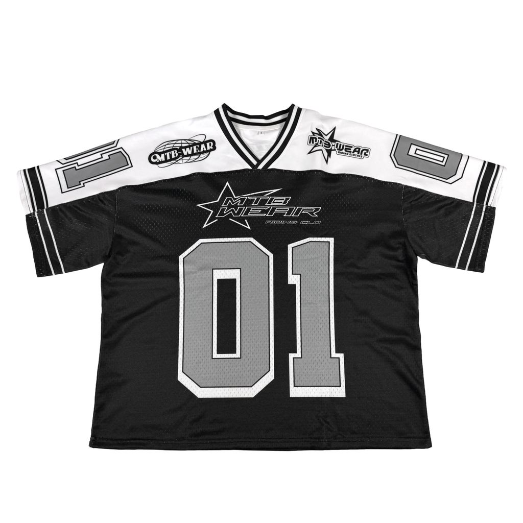 MESH JERSEY - Black/White