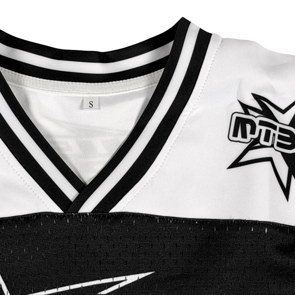 MESH JERSEY - Black/White