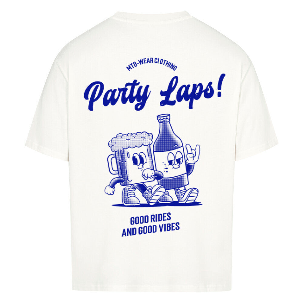 PARTY LAPS BLUE - Oversized Shirt