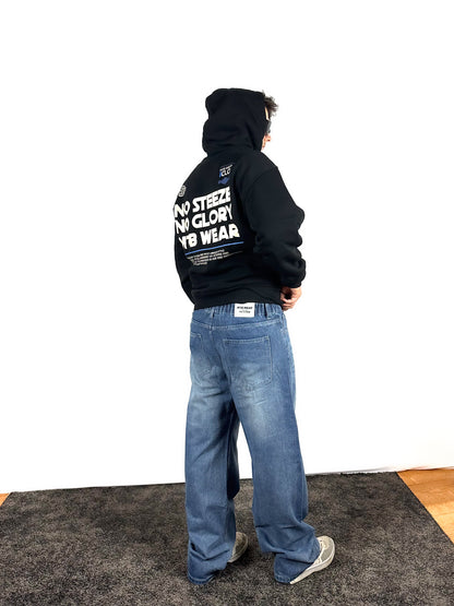 CLEAN BLUE - Baggy Jeans