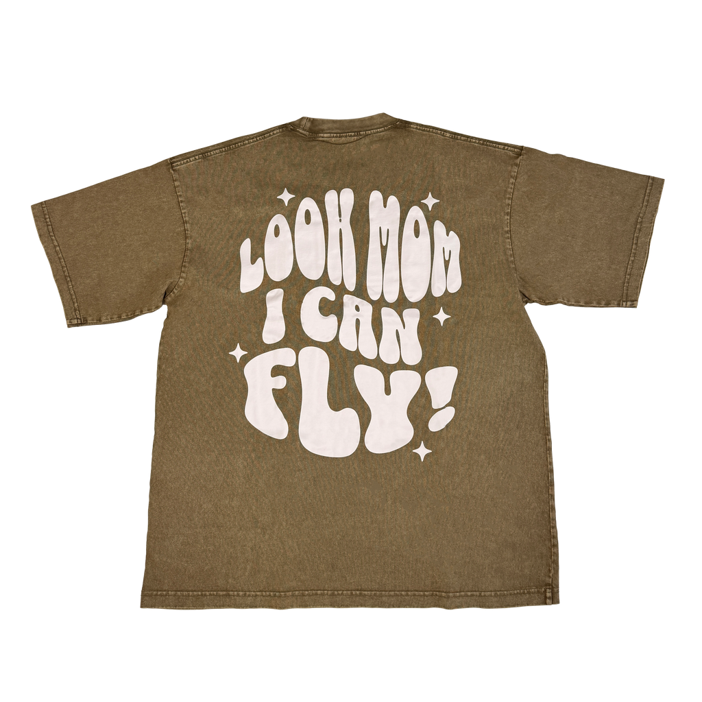 LOOK MOM! Brown - Oversized Shirt