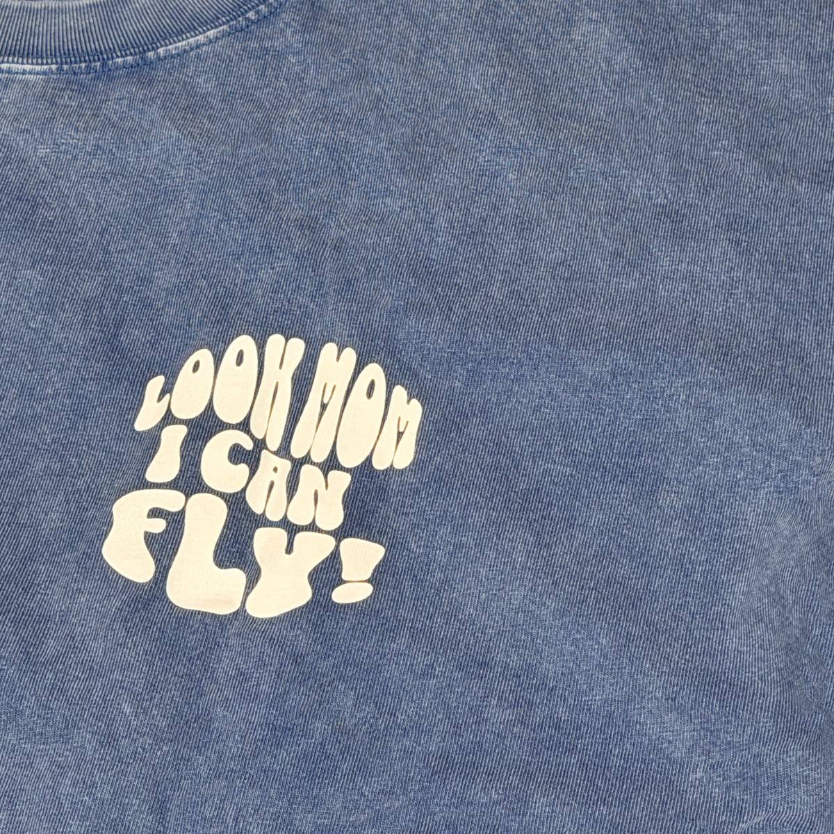 LOOK MOM! Blue - Oversized Shirt
