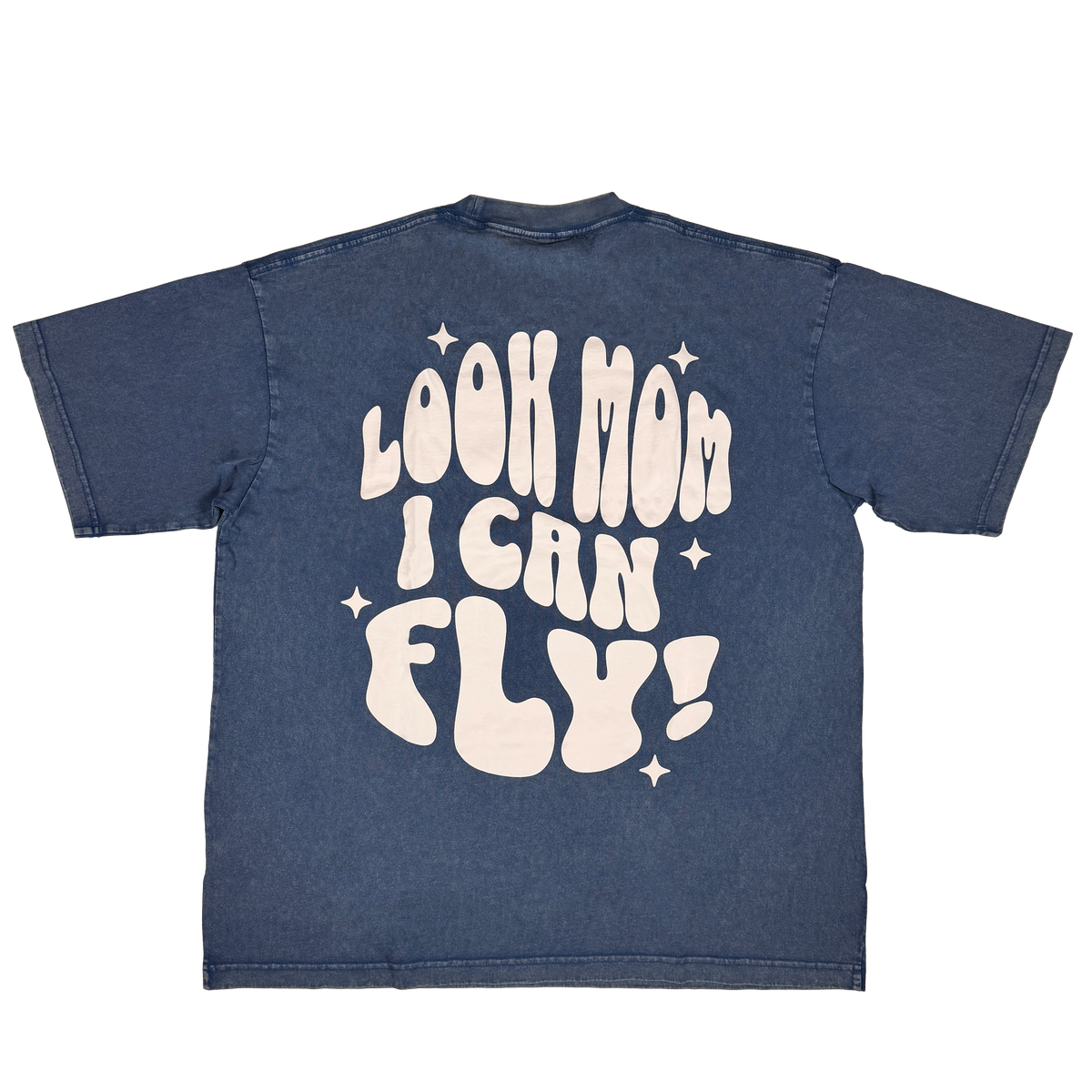 LOOK MOM! Blue - Oversized Shirt