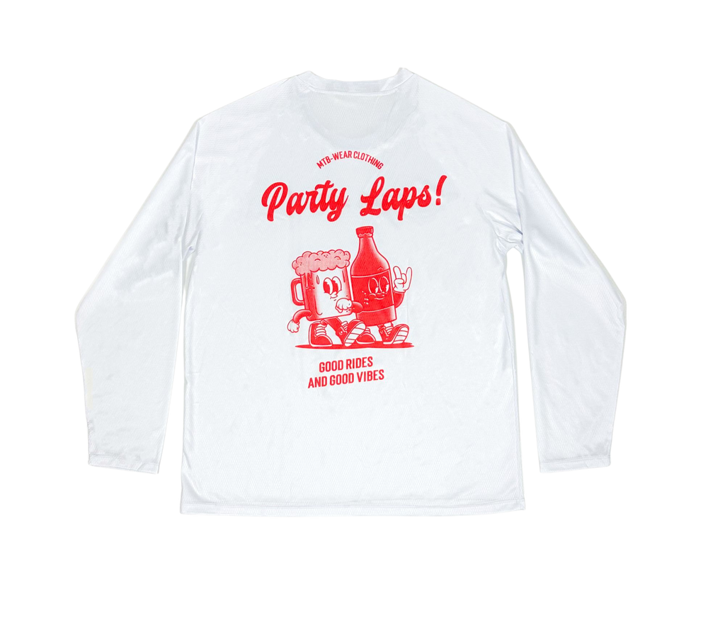 PARTY LAPS WHITE  - Langarm-Jersey