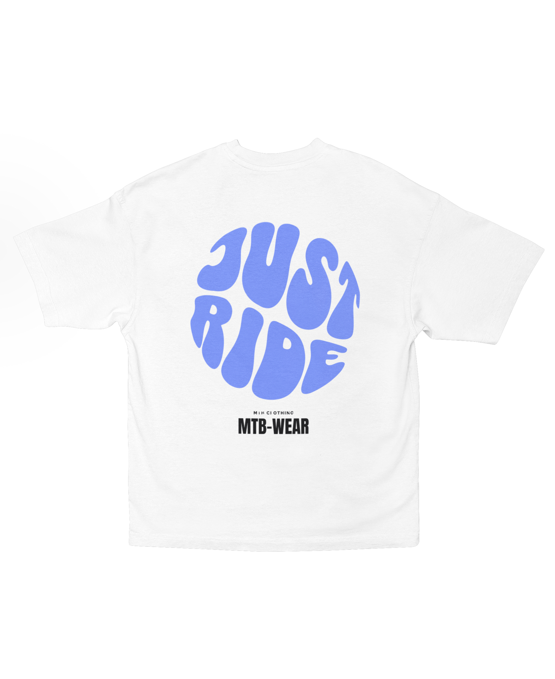 NEW - JUST RIDE WHITE - Oversized Shirt