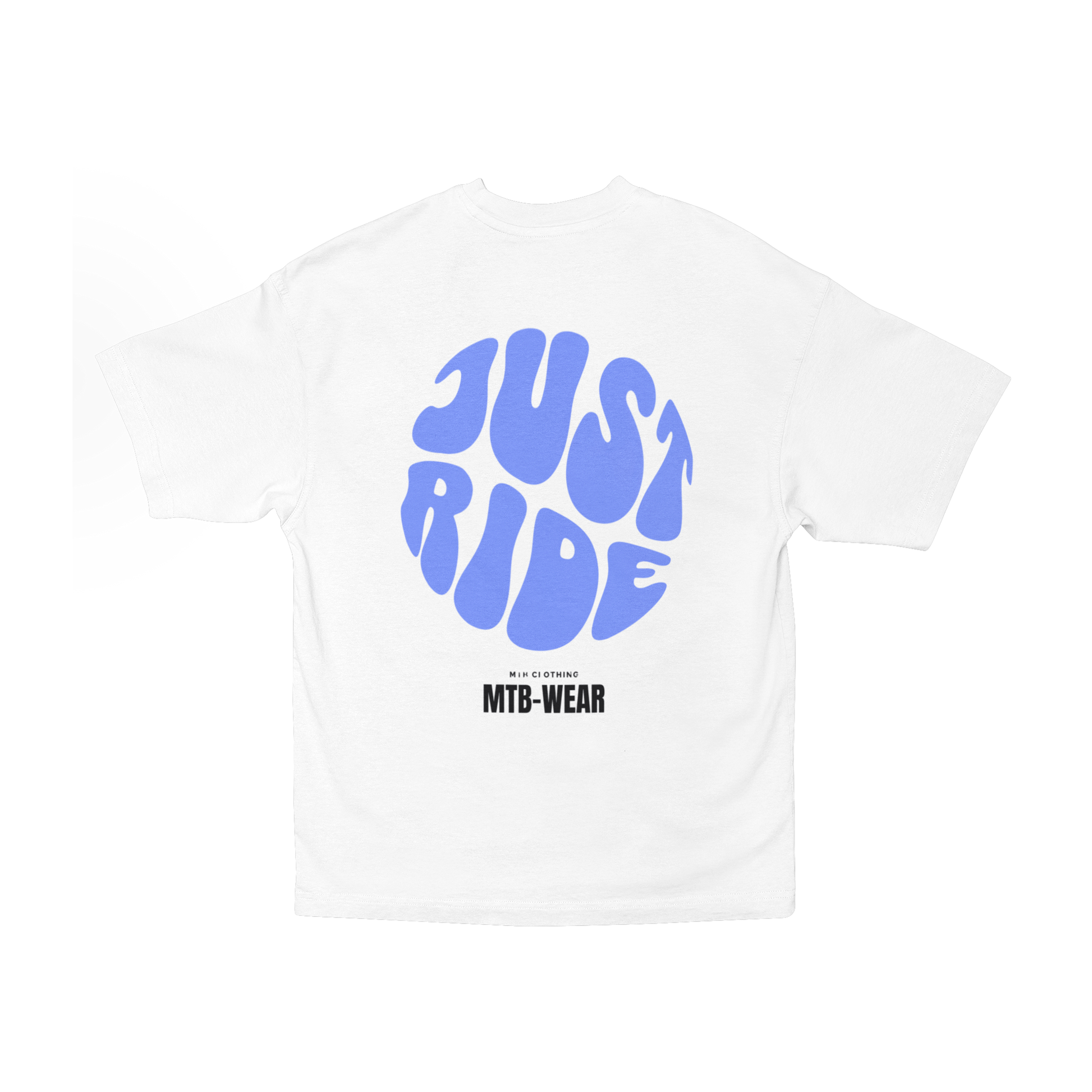 NEW - JUST RIDE WHITE - Oversized Shirt