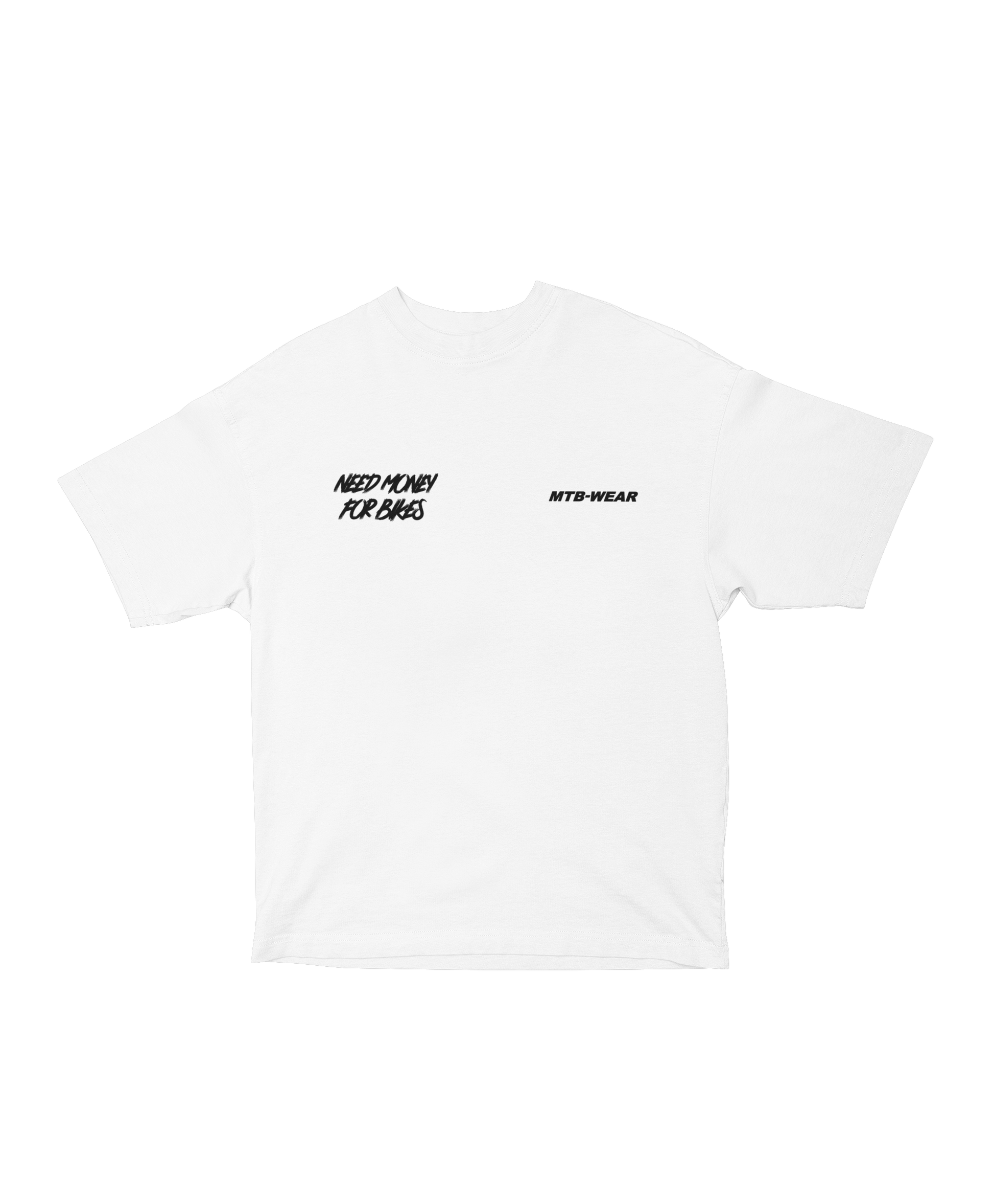 NEW - NEED MONEY WHITE - Oversized Shirt