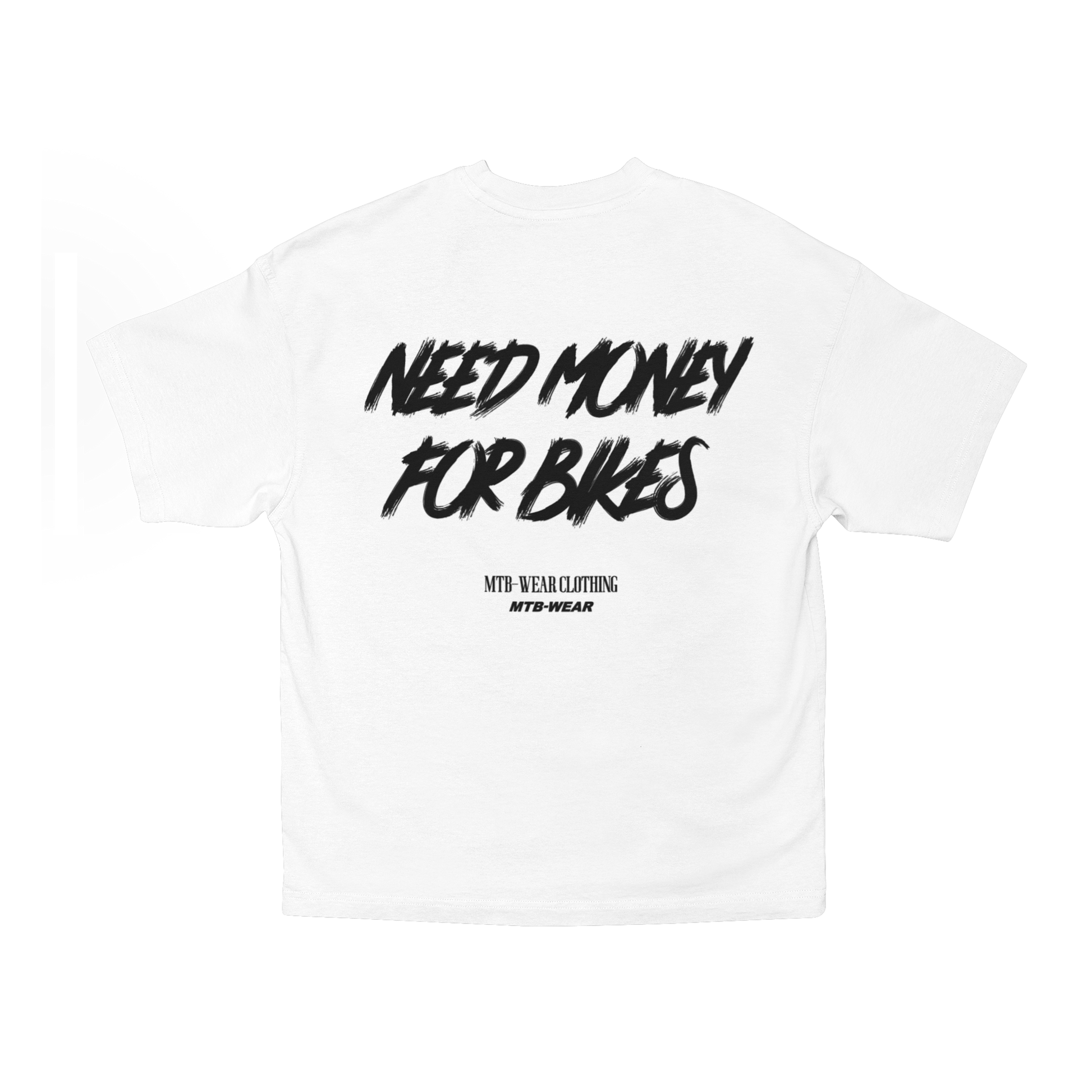 NEW - NEED MONEY WHITE - Oversized Shirt
