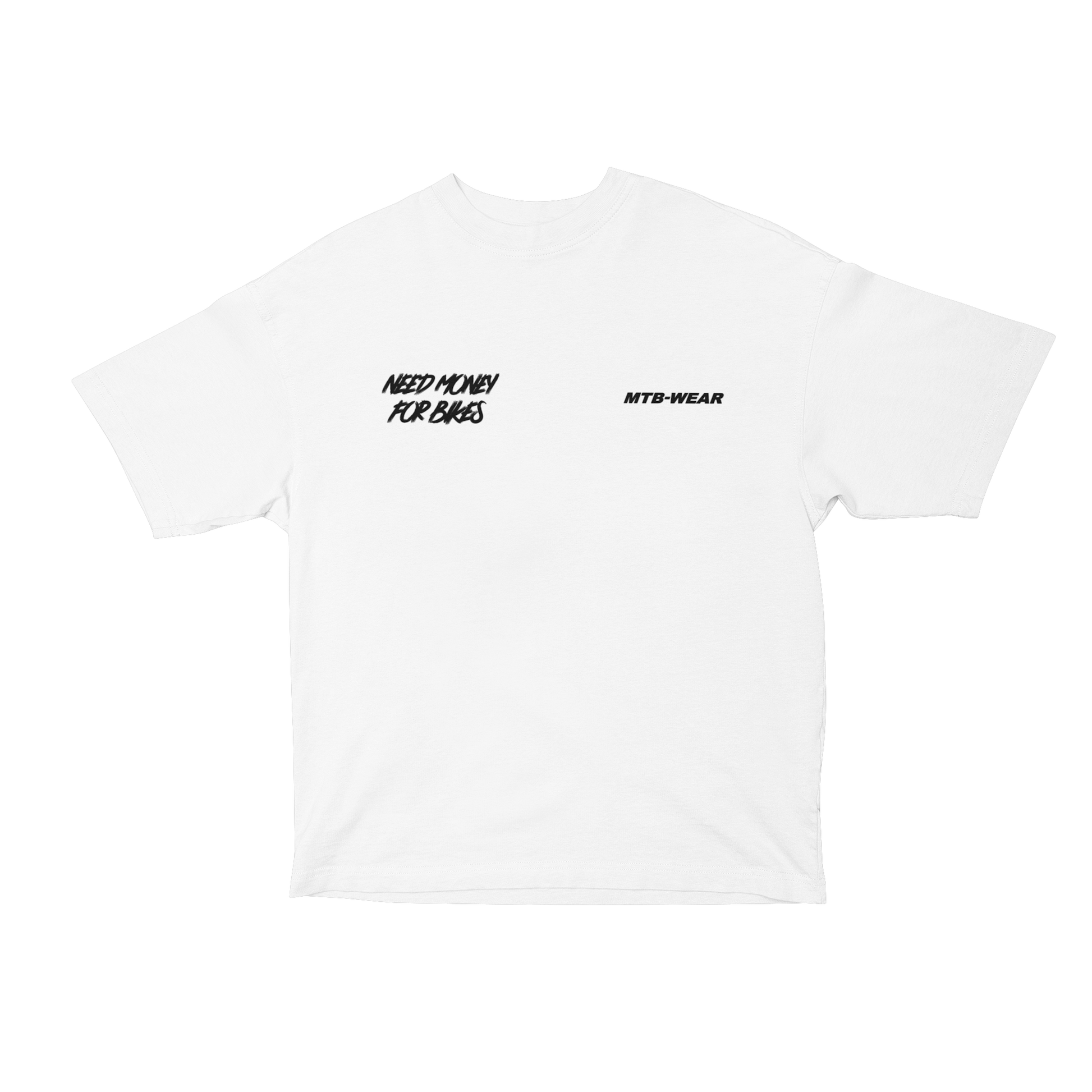 NEW - NEED MONEY WHITE - Oversized Shirt
