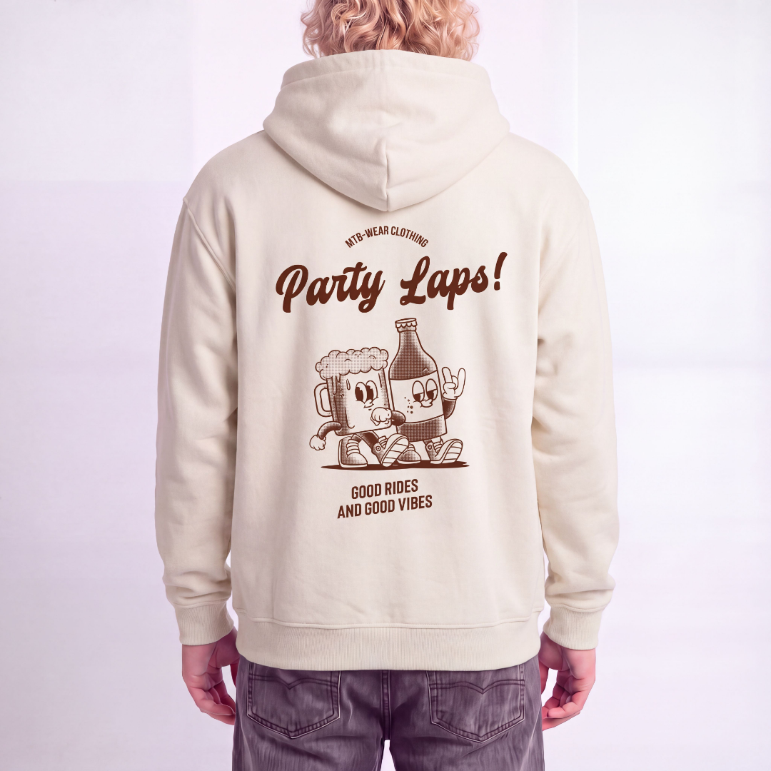 PARTY LAPS WHITE Hoodie
